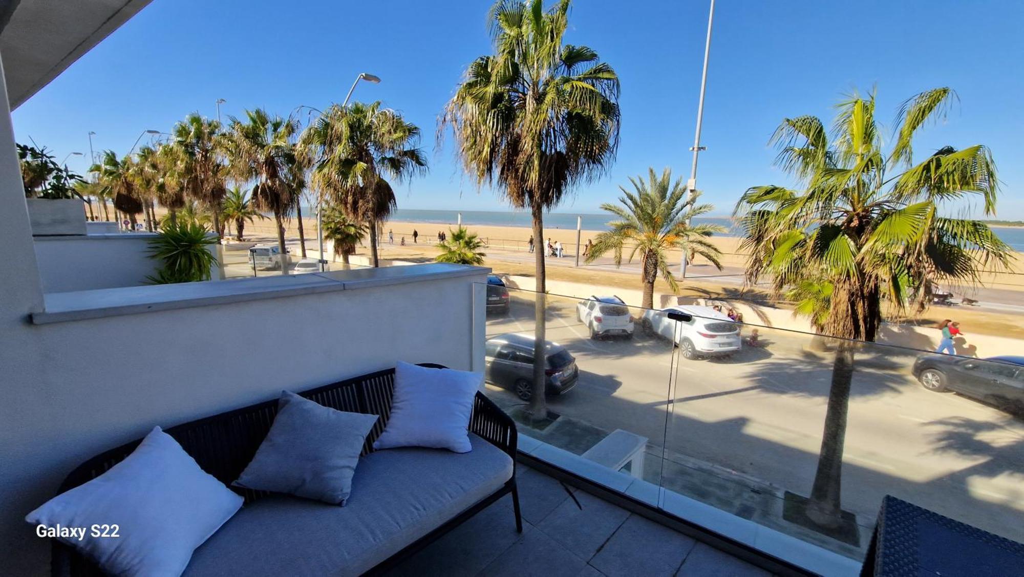 Апартаменты Boutelou Playa Con Vistas Al Mar Санлукар-де-Баррамеда Экстерьер фото