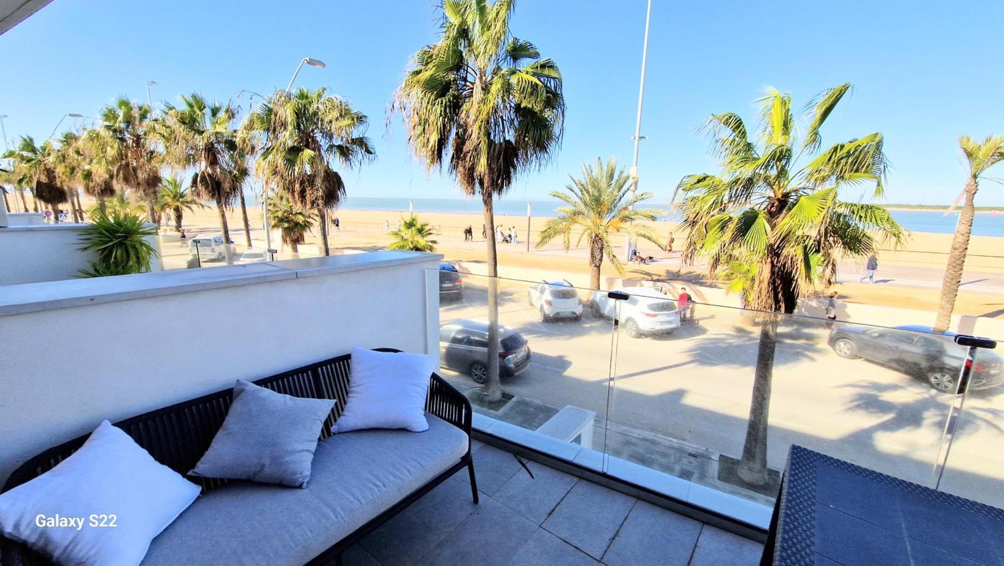 Апартаменты Boutelou Playa Con Vistas Al Mar Санлукар-де-Баррамеда Экстерьер фото